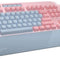 ROG Strix Flare Pnk (Cherry MX Red) Limited Edition Mechanical Gaming Keyboard with Switches, Aura Sync RGB Lighting, Customizable Badge, USB Pass through and Media CONTROLS